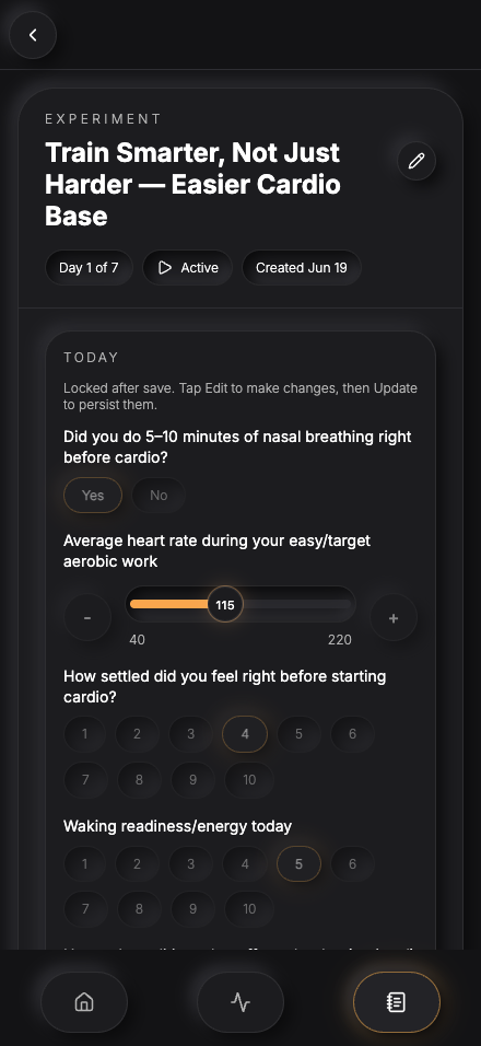 GhostSign experiment: Easier Cardio Base